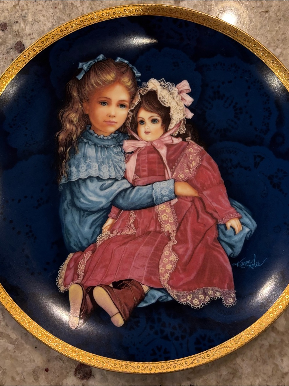 “Sara and Marie” collectors plate